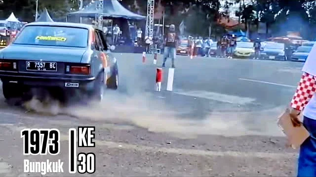 Cuplikan arsip mobil yang menjadi cikal bakal Banyumas Slalom Team