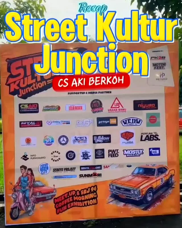 Materi publikasi ajang komunitas Street Kultur Junction